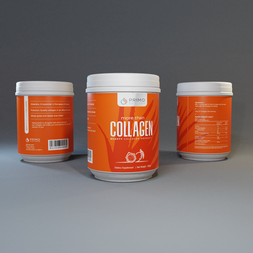Looking For Simple Attention Grabbing Collagen Product Label Design por Bromocorah99