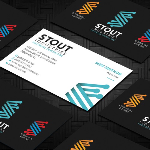 Electrical Contractor needs sleek business card Design by Taaiebah