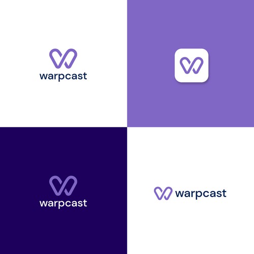 Warpcast logo Design by rk43_lab