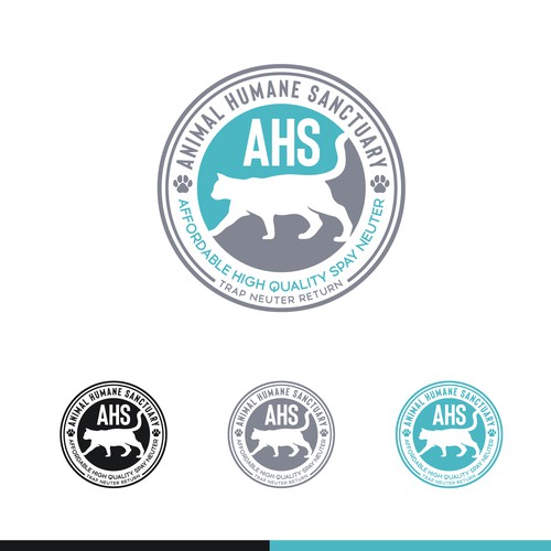 99NONPROFITS: Classy Logo For High Quality Low-Cost Spay Neuter Clinic & Animal Welfare Organization Design by B"n"W