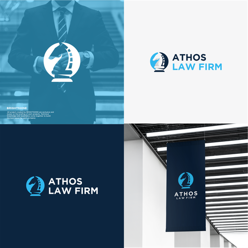 Design  modern and sleek logo for litigation law firm Design by brightshine