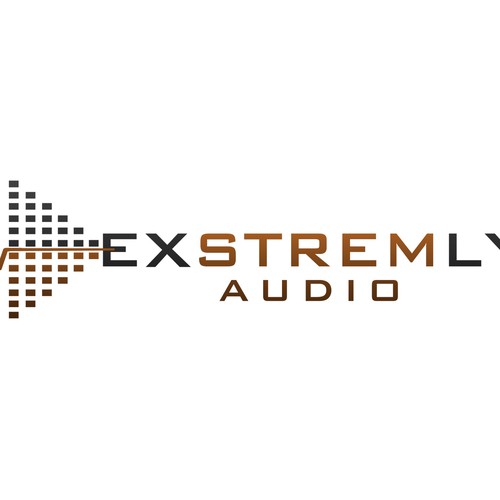 logo for Exstreamly Audio Design by Shubham247