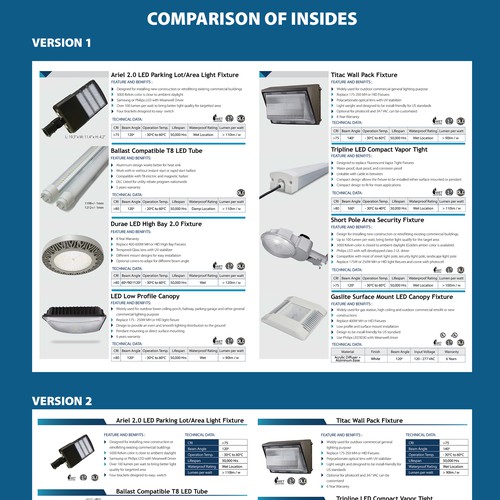 LED Lighting Brochure contest