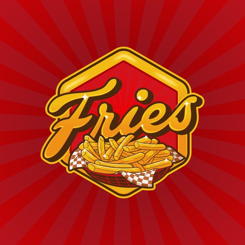 French Fries Restaurant Logo Design by Fauzi Alim