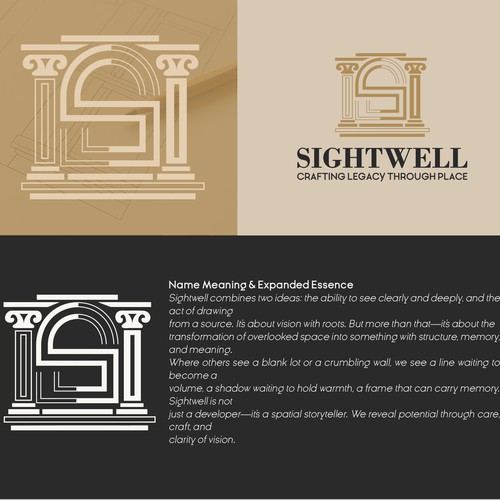 Design a Timeless Logo for Sightwell — A Place-Rooted Creative Developer Design by S H A Y