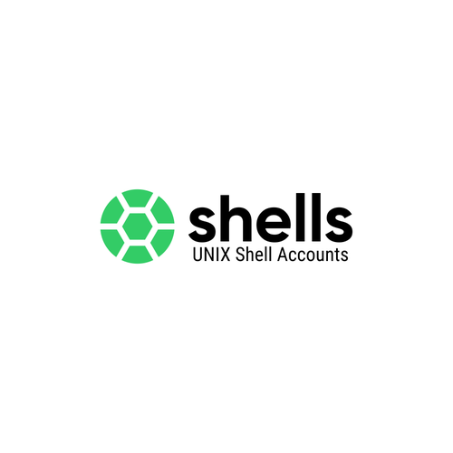 Logo design for UNIX Shell company. Design réalisé par LoneWolv™