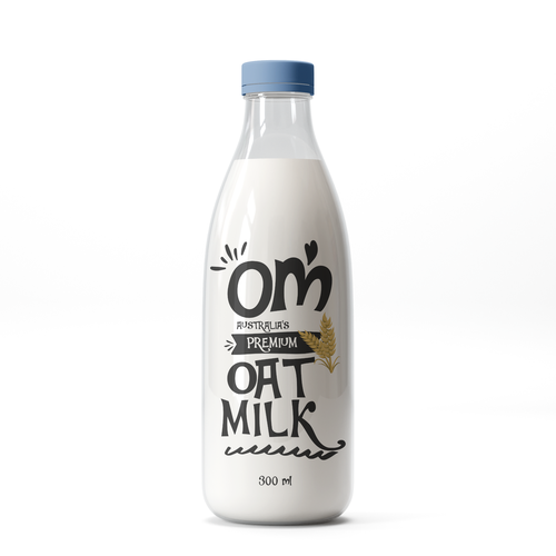 New oat Milk label Design by halesen