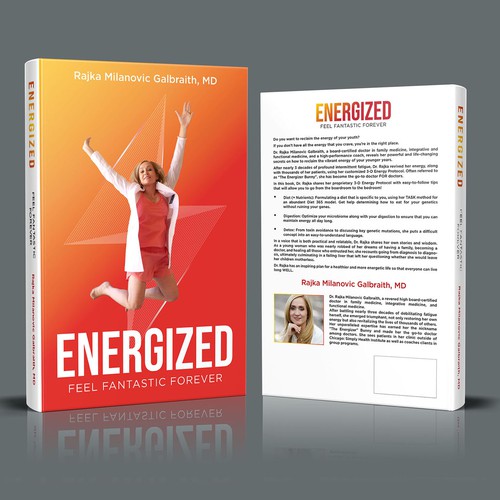 Design a New York Times Bestseller E-book and book cover for my book: Energized Design by MMQureshi