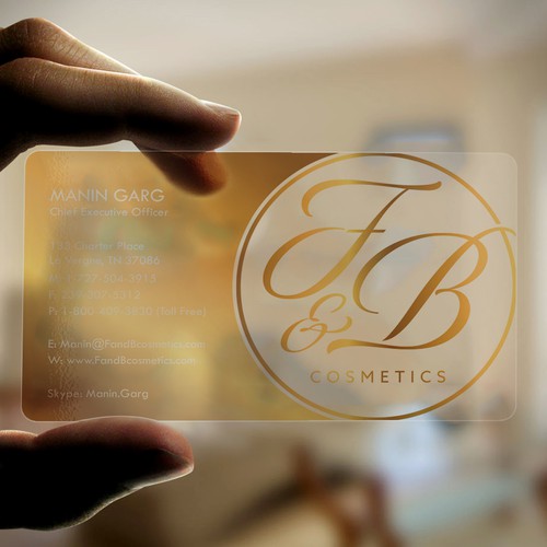 Black & Metallic Gold Business Cards Diseño de Jahid™