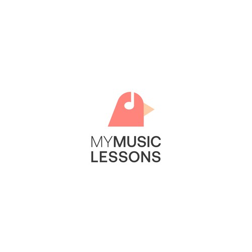 "Learn to play from the heart" Logo for Music Tech business Design by Tanmay