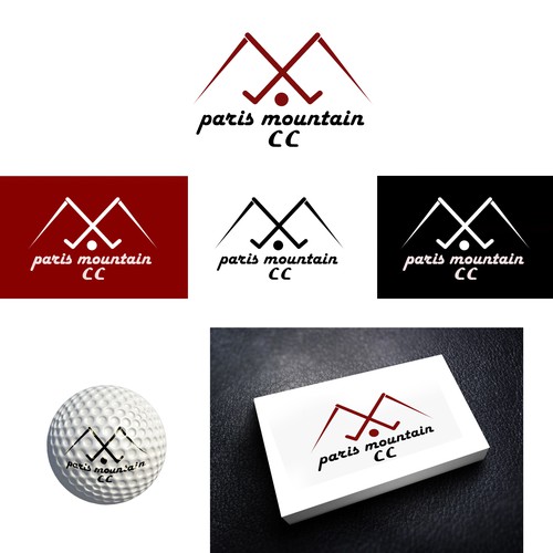 Refine an 80-yr old logo for Paris Mountain Country Club Design by S.C.C.