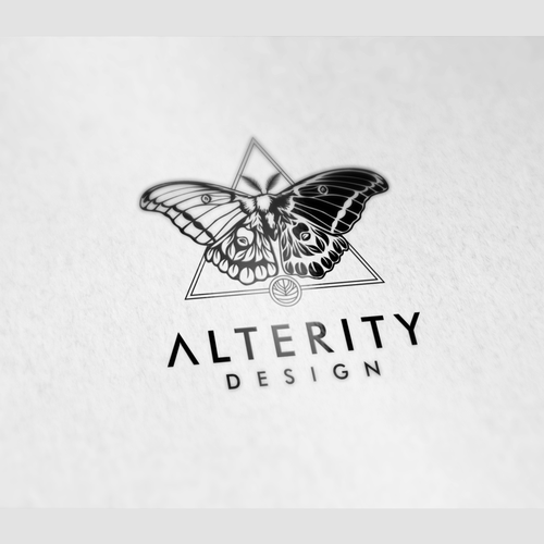 A Detailed Moth logo for a 3D printing and Design company Ontwerp door begaenk