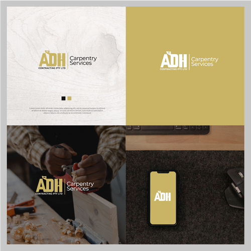 Carpentry business looking for a new and attractive logo. Design by brightshine