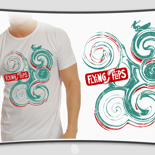 A dope t-shirt design wanted for FlyingFlips.com Ontwerp door identity12