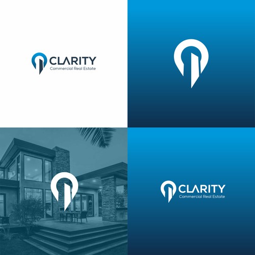Logo + Brand Guide for Clarity Commercial Real Estate Design by Brain.co