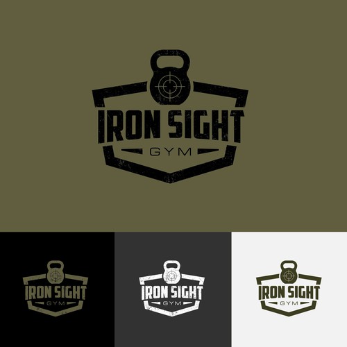 Military Gym logo Design by teknique®