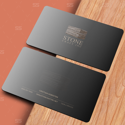 Business Card - Stone Craft-ontwerp door SahaSrabon