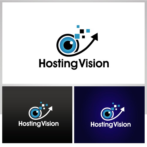 Create the next logo for Hosting Vision Design by FoxCody