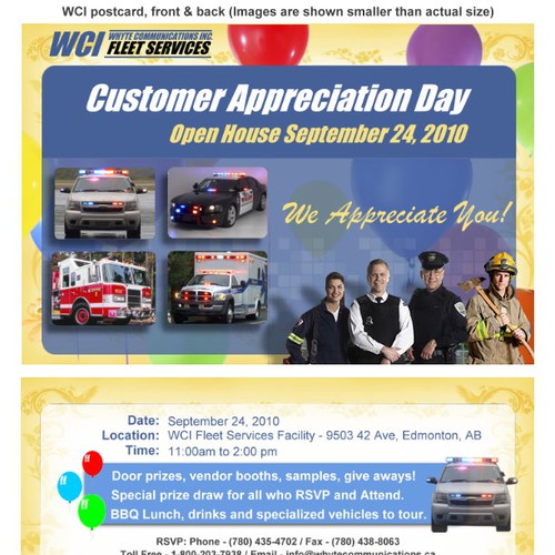 Invitation to fun day/open house for law enforcement デザイン by successhelper