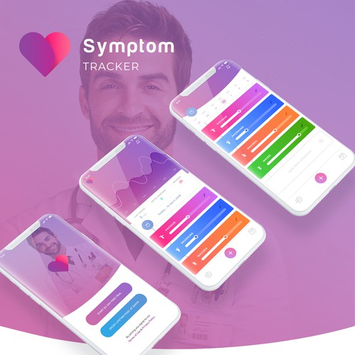 Design a beautiful, professional UI for a Symptom Tracker app Design by Seno Aji