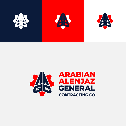 “Modern Industrial Logo for AAGC – Construction & Contracting Company” Design by Salve Regina