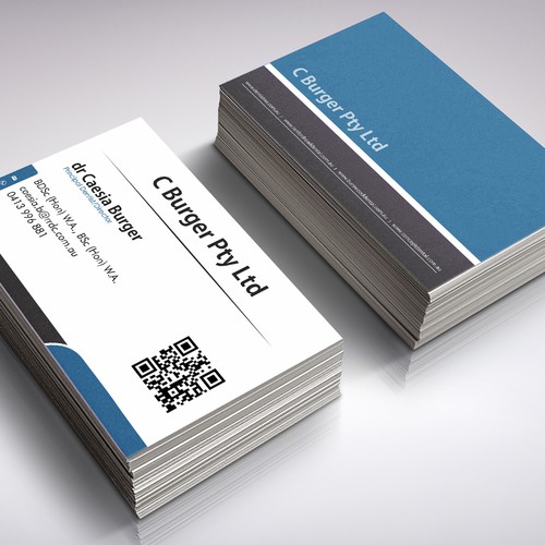 create professional cards for our dental business Design by grintdeveraux