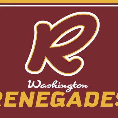 Community Contest: Rebrand the Washington Redskins  Design by charal
