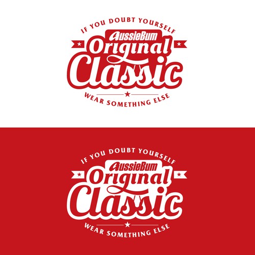 Design the logo for aussieBum's No1 Underwear range; Original Classic Design by Custom Logo Graphic