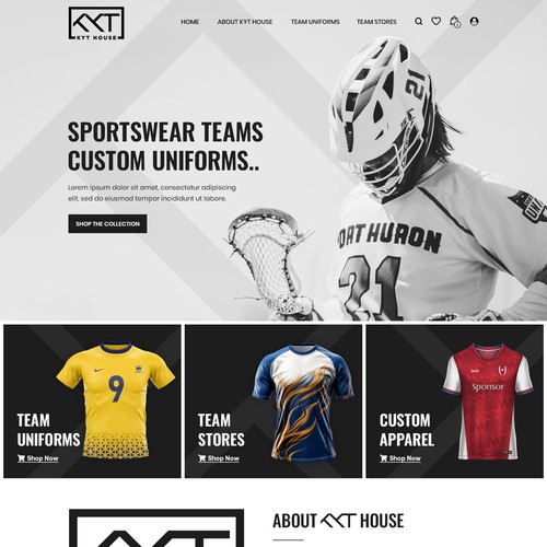 KYT House - Apparel Co Website Design Design by Designs Alpha