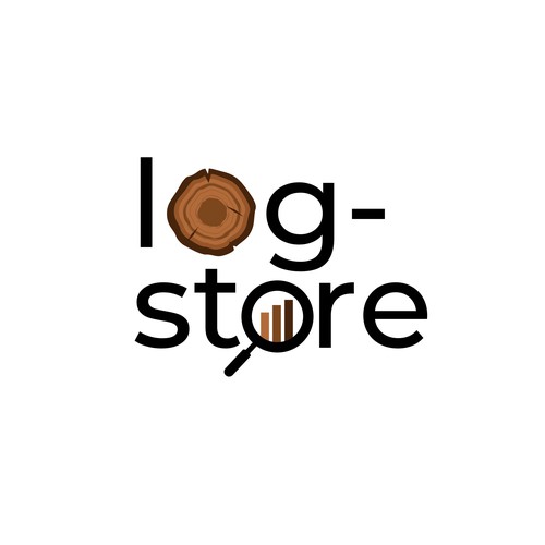 Simple log-store logo Design by yudilima