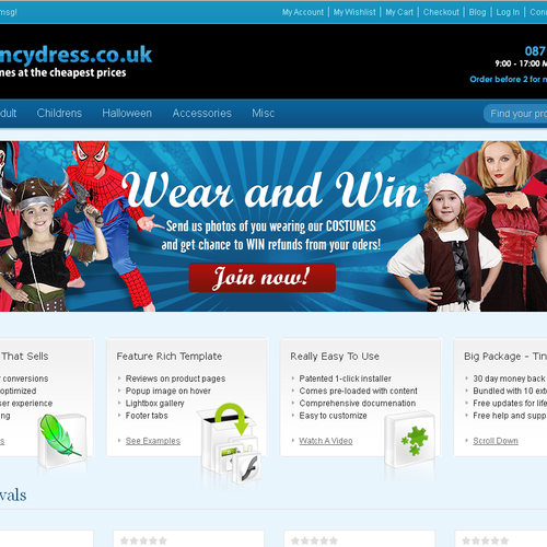 Create the next banner ad for 1st4 Fancy Dress Design by donaldodesign