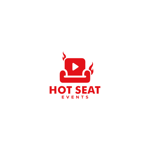 Impactful Logo For 'Hot Seat Events' – Learn from Industry Experts Through Livestreams & Events.-ontwerp door loooogii