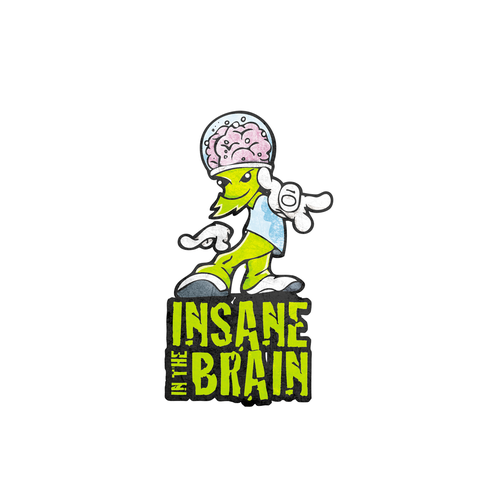 CBD Weed Marihuana Insane In The Brain SUPER CONTEST GOLD GUARANTED WINNER Design by c-artworker