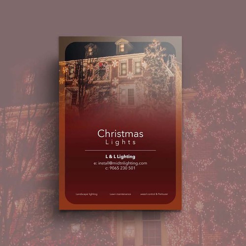 Flyer for Christmas Lighting Design by Arman Hr