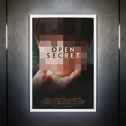 Design a poster for the documentary Open Secret Design by CreamCreative