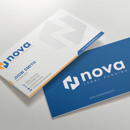 コンペ「Design a Print Material (Biz Card, Letterhead, Letter) for Legal Funding Company」のデザイン by kaylee CKさん 