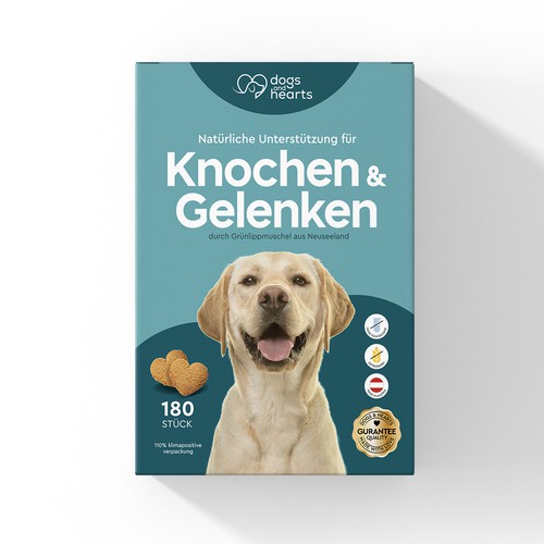German dog food company needs a remarkable Box-Design for 1st Product (Healthy Snack) Design by Nubia Design