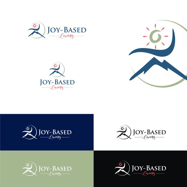 Design von Diana Amos mit dem Titel „Joy-Based Living logo for renowned health coach“