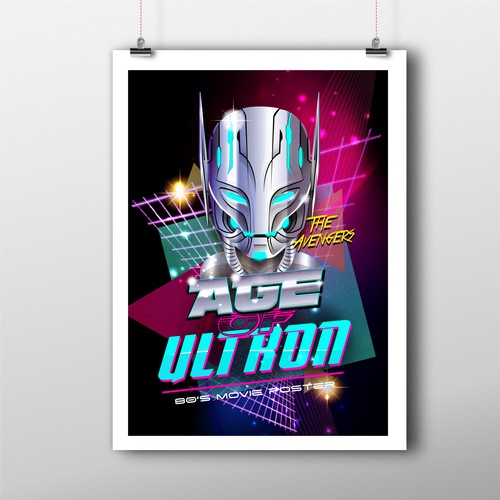 Create your own ‘80s-inspired movie poster! Design by Maioriz™