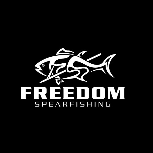 Freedom Spearfishing brand logo Logo design contest