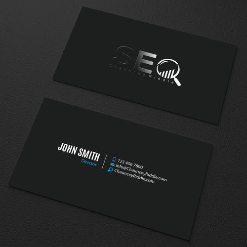 A professional High End digital marketing business card | Business card ...