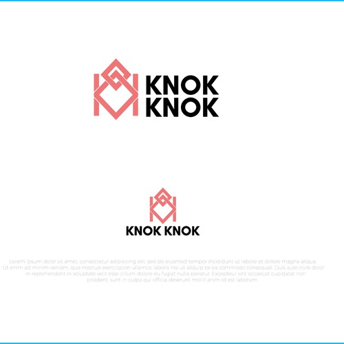 New Social Property Search App Logo NEEDED! Knok Knok Design by OPIEQ Al-bantanie