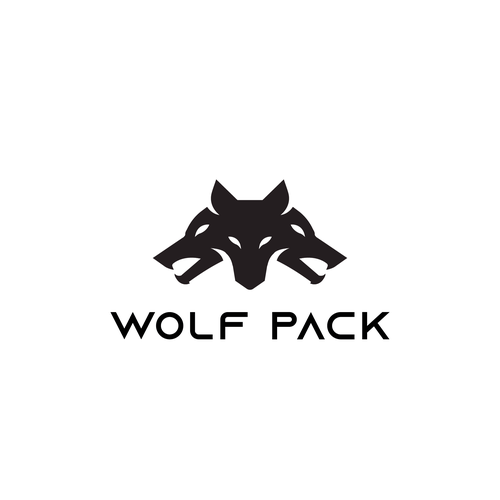 Wolf Pack logo design Design by merechesol™