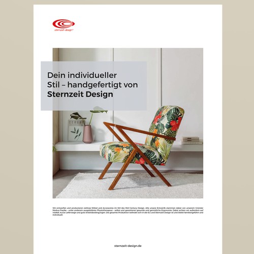 A4 Printanzeige - Sternzeit Design Möbel Design by Medstark