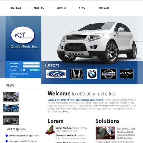 3D Technology Website Wanted for -  eQuality Tech. Inc. - (eQT Inc.) Design von Gubuk Design