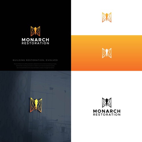 Design a modern clean logo package for a restoration company Design by Danny A