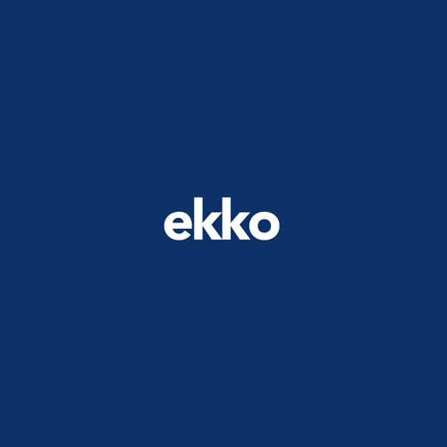 SIMPLE LOGO - ekko Letters then dm after Design by tristar