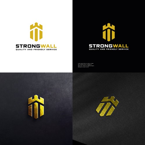 Design a strength related logo to promote strong columns Design by 3nigma