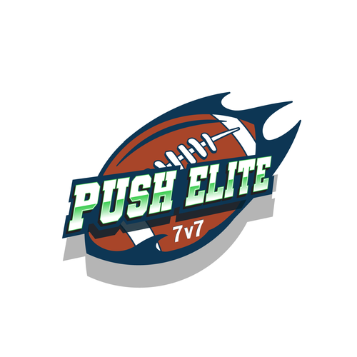 Elite football team logo designed to stand out in a crowd or tournament. Design by Saber Design