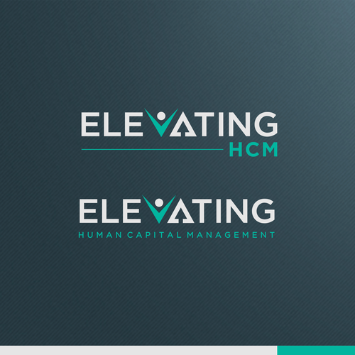 Diseño de Elevating HCM logo contest de m j ◥